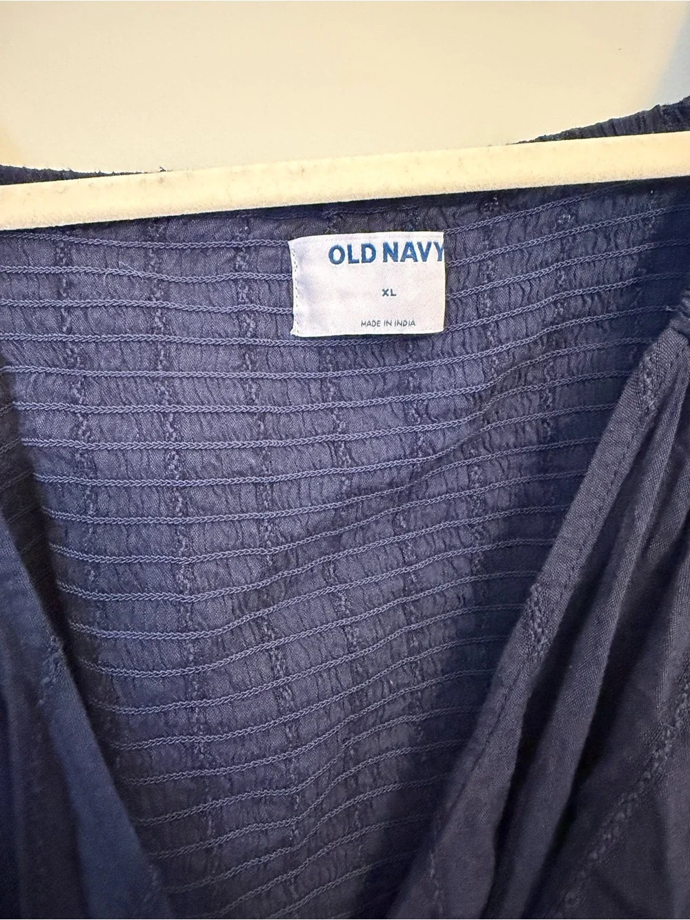 Women's Old Navy Wrap Peasant Puff Sleeve Wrap Blouse